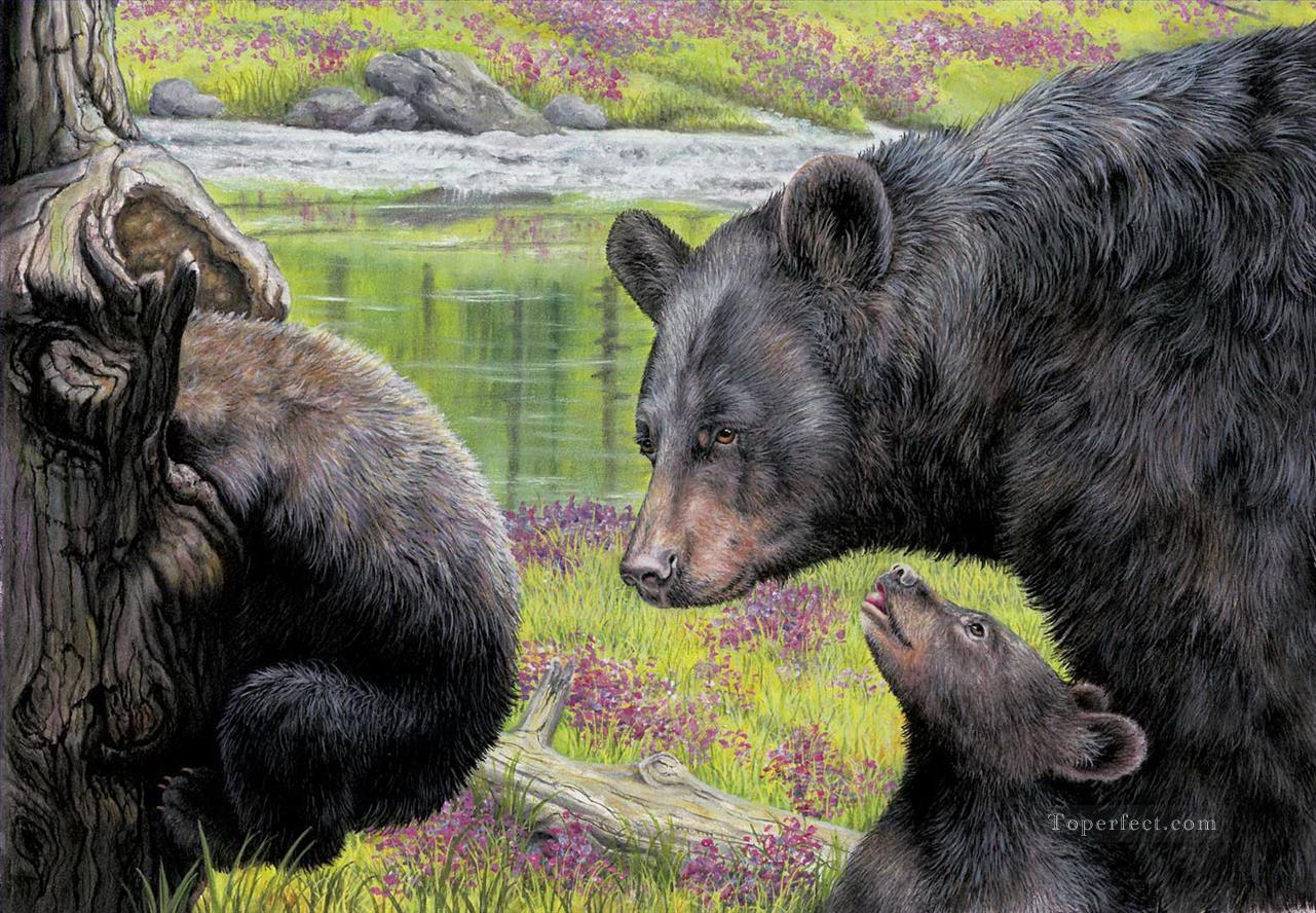 Bear Stamp Competition Winner Oil Paintings